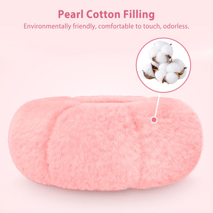 CreaDream Pumpkin Tablet Pillow Stand Holder for Kindle iPad, Adjustable Phone Pillow Stand for Lap Bed with Detachable Snack Bowl, Compatible with 4.7"-13" Tablet, iPad, iPhone, Samsung Tabs, Kindle