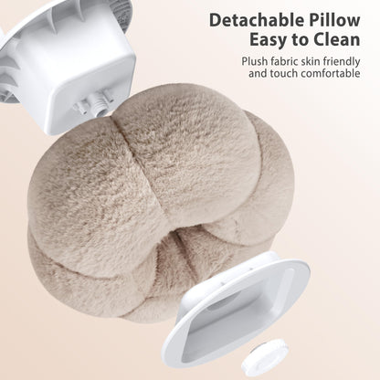 CreaDream Pumpkin Tablet Pillow Stand Holder for Kindle iPad, Adjustable Phone Pillow Stand for Lap Bed with Detachable Snack Bowl, Compatible with 4.7"-13" Tablet, iPad, iPhone, Samsung Tabs, Kindle