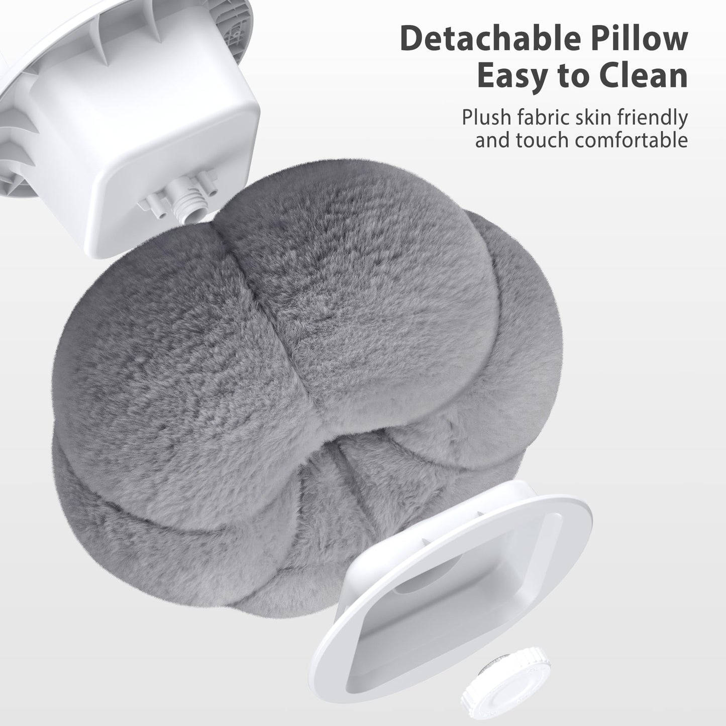 CreaDream Pumpkin Tablet Pillow Stand Holder for Kindle iPad, Adjustable Phone Pillow Stand for Lap Bed with Detachable Snack Bowl, Compatible with 4.7"-13" Tablet, iPad, iPhone, Samsung Tabs, Kindle